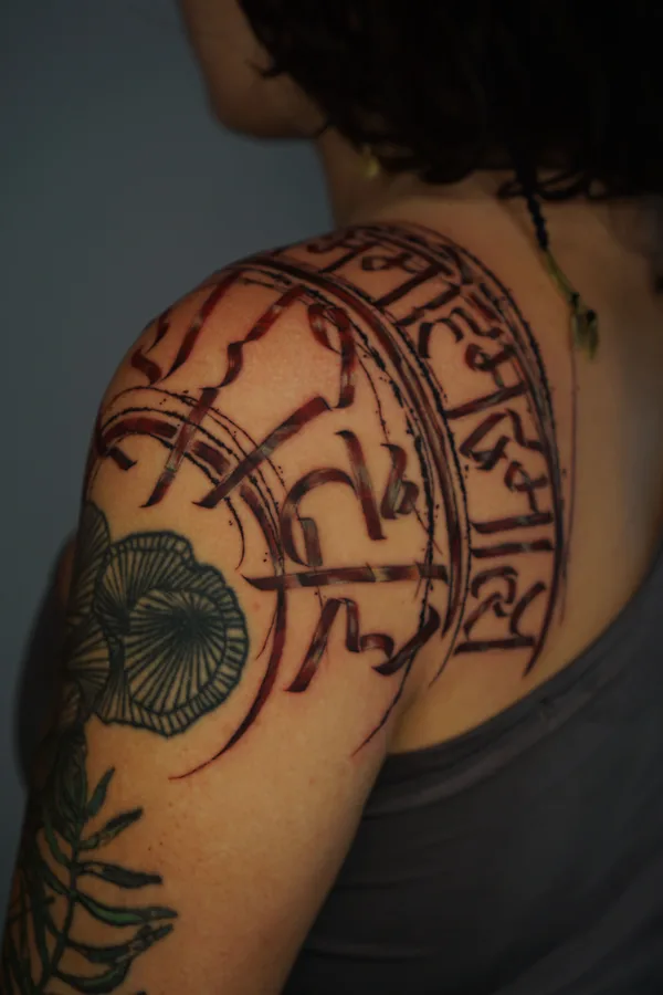 Детальная графическая татуировка - 6 часов работы за 1200 лари